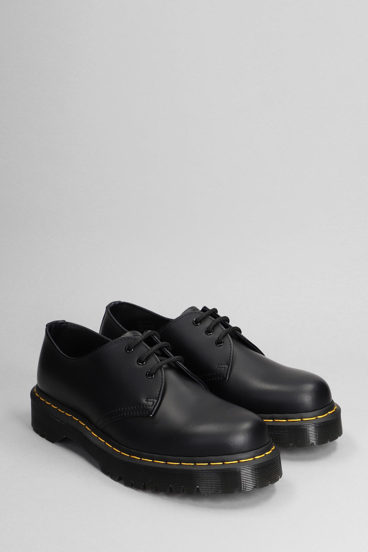 DR. MARTENS' Lace Up And Monkstrap 1461 Leather In Black Product Image