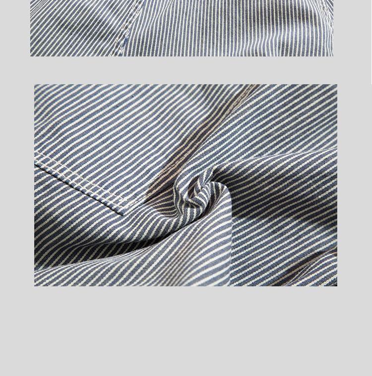 High Rise Striped Wide Leg Jeans Product Image
