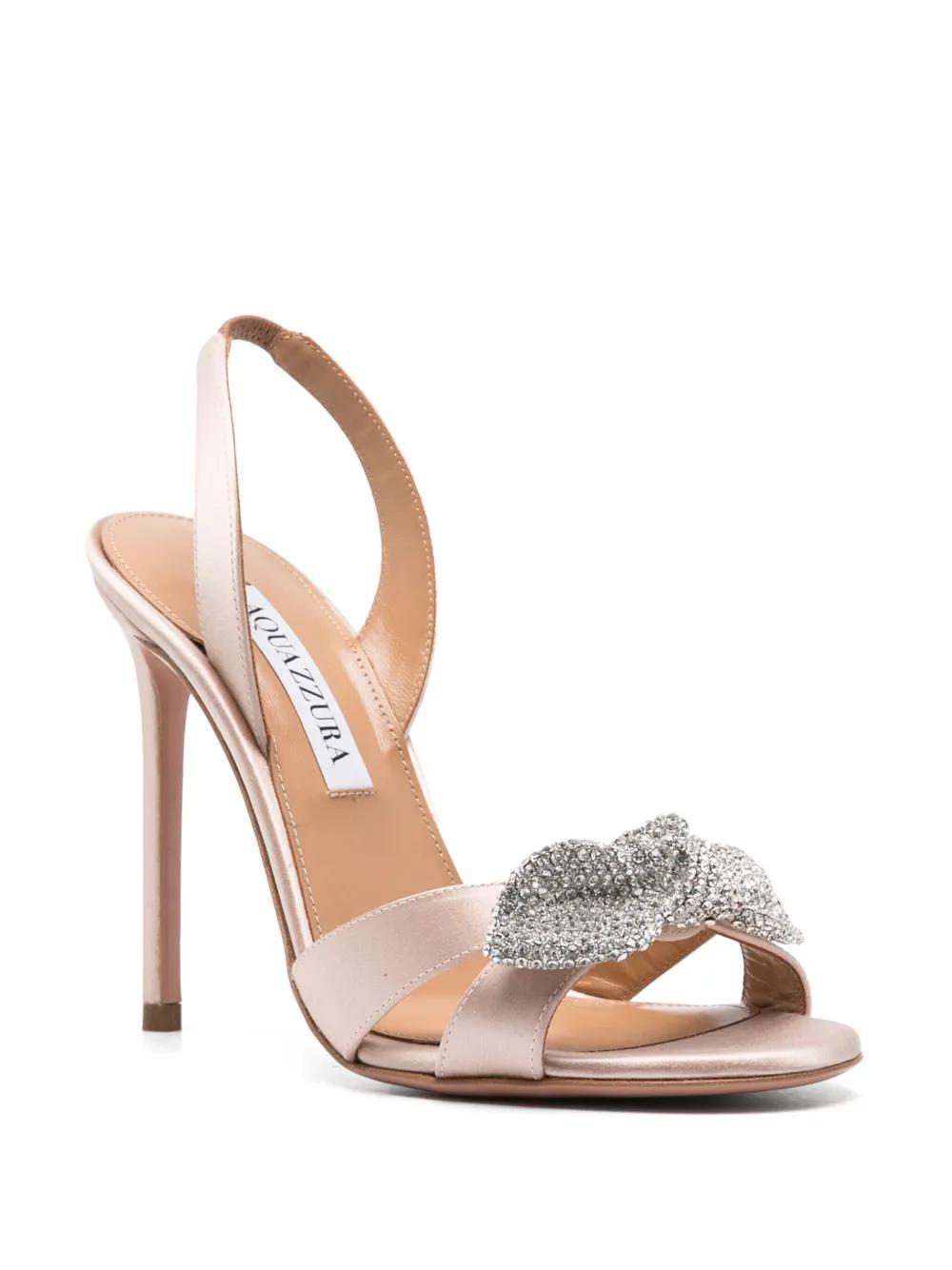 105mm Very Bow Tie Crystal sandals Product Image
