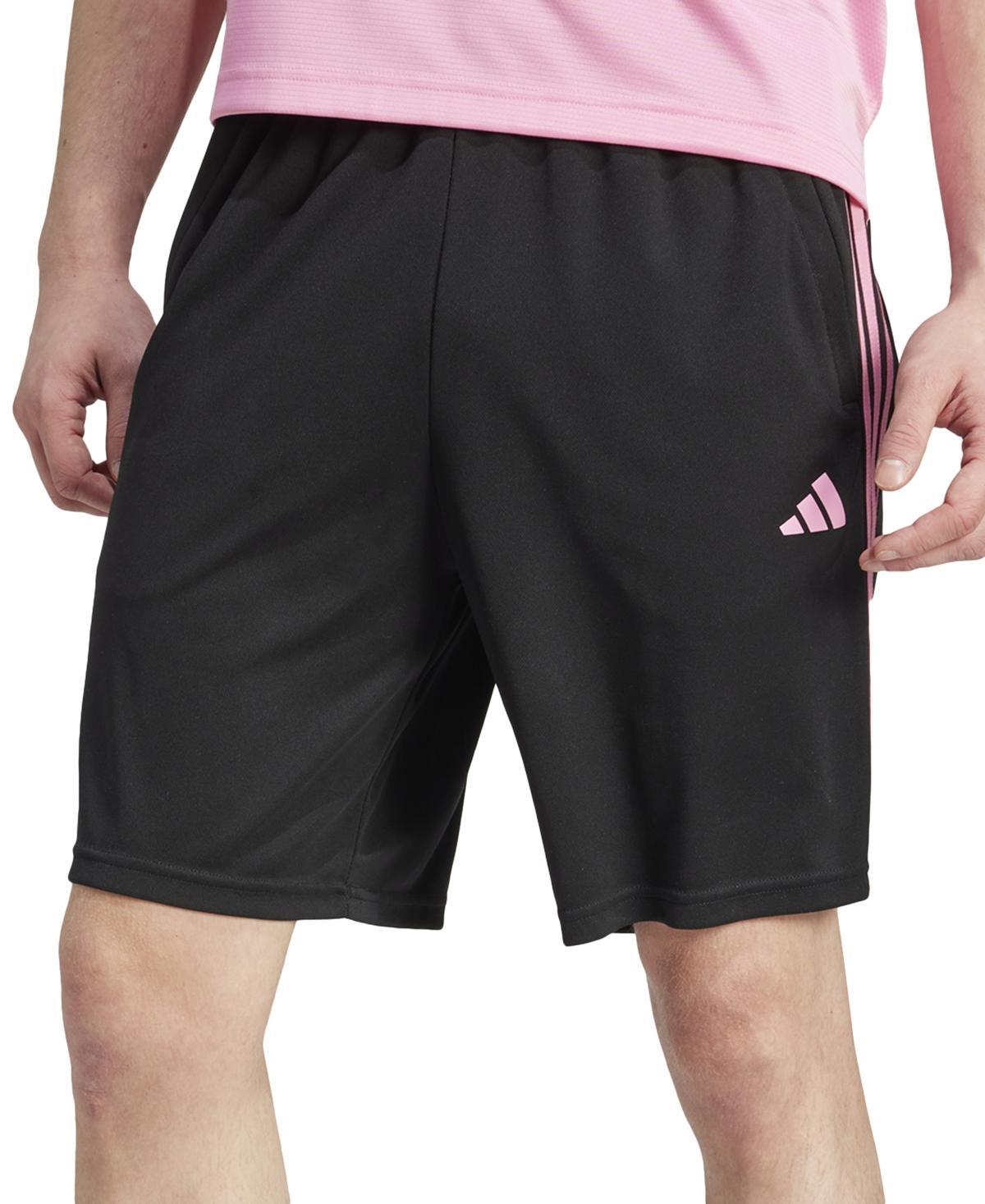 Big & Tall adidas Train Essentials Piqu 3-Stripes Training Shorts, Mens Product Image