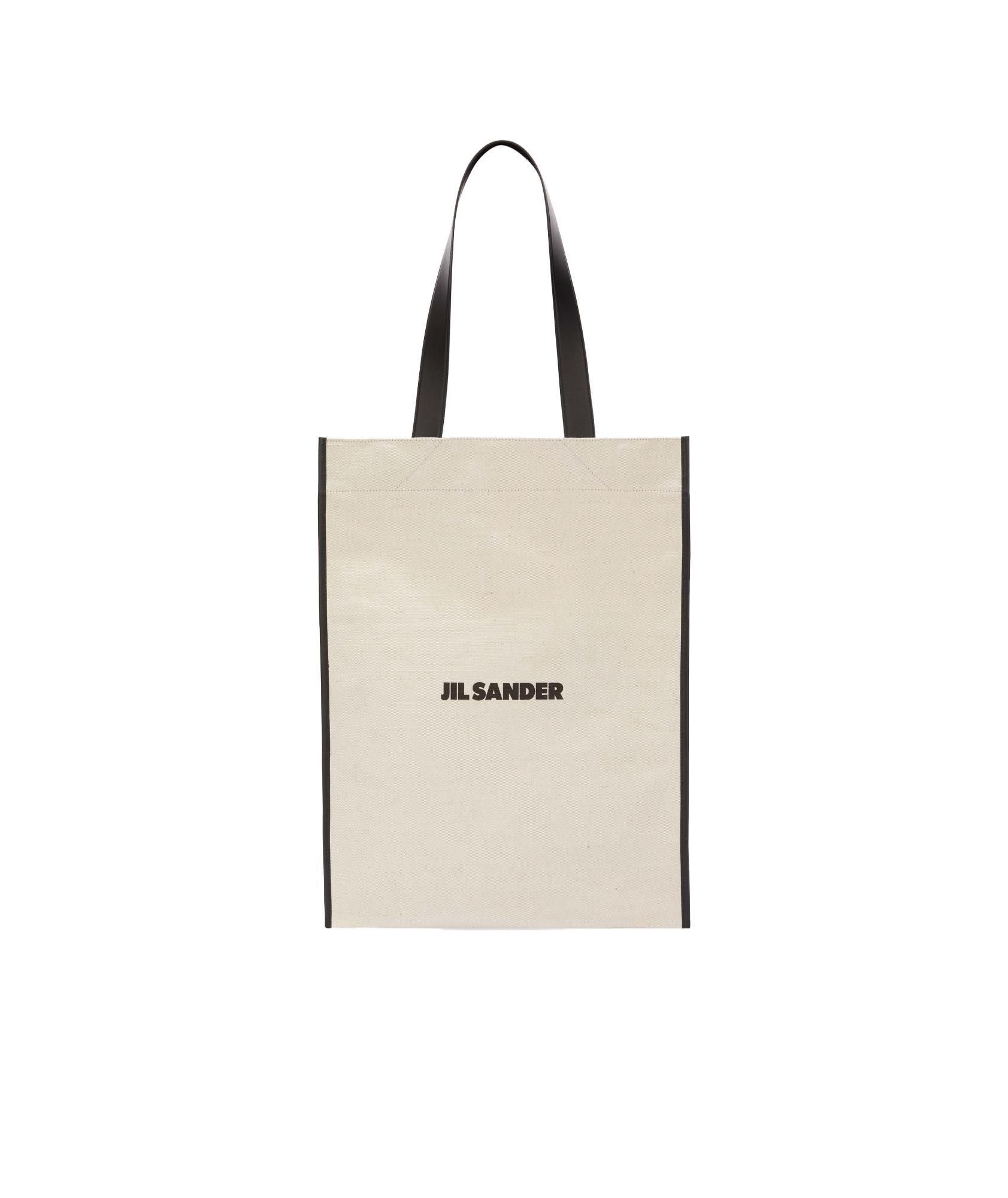 JIL SANDER Flat Shopper Medium Tote Bag In Nude Product Image
