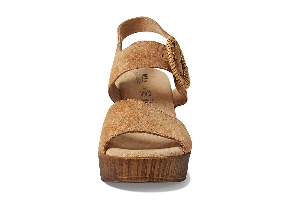 Spring Step Gamona Women's Cork Heeled Sandals, Size: 39, Suede Product Image