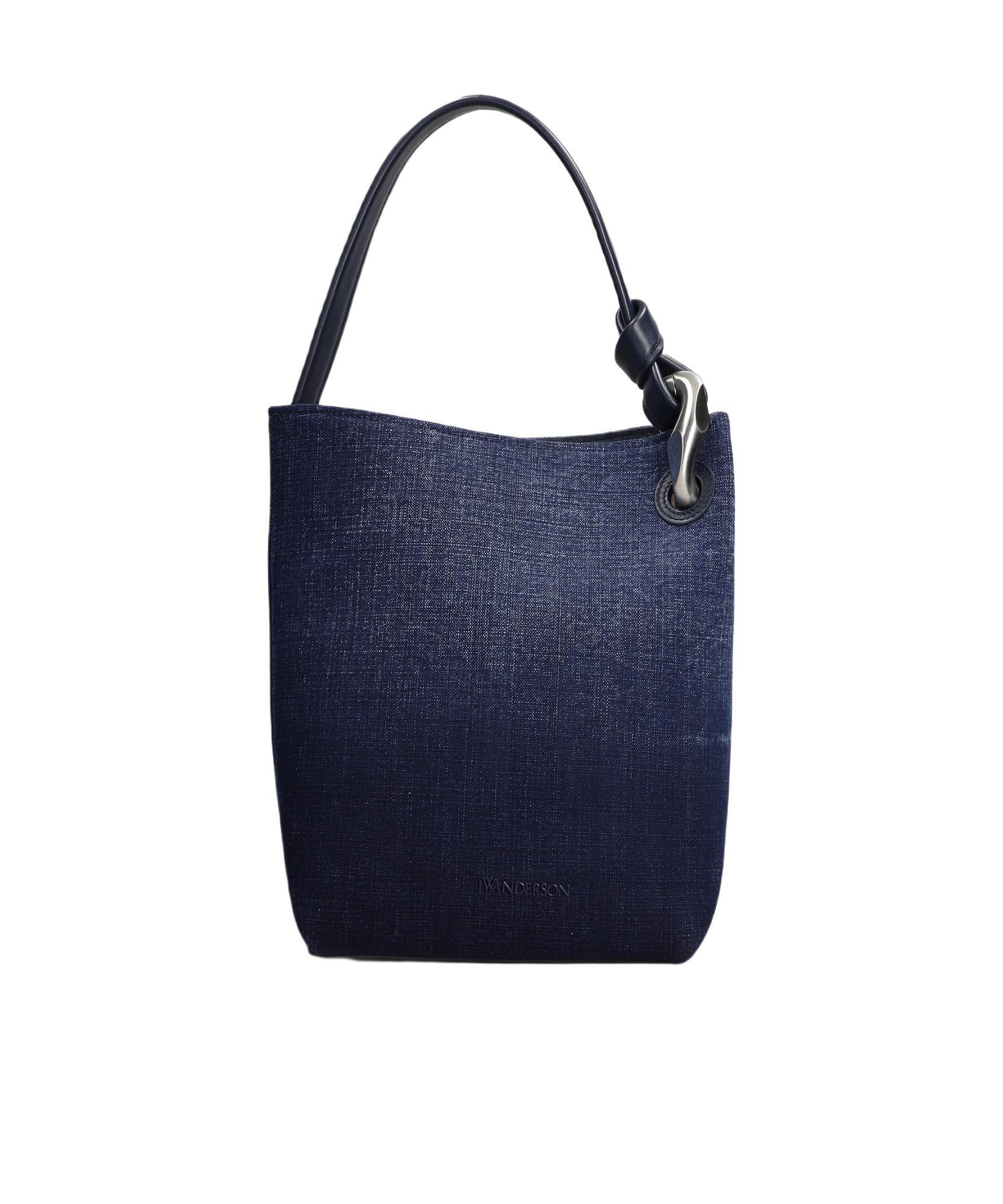 JW ANDERSON Jwa Corner Bucket Bag In Blue Product Image