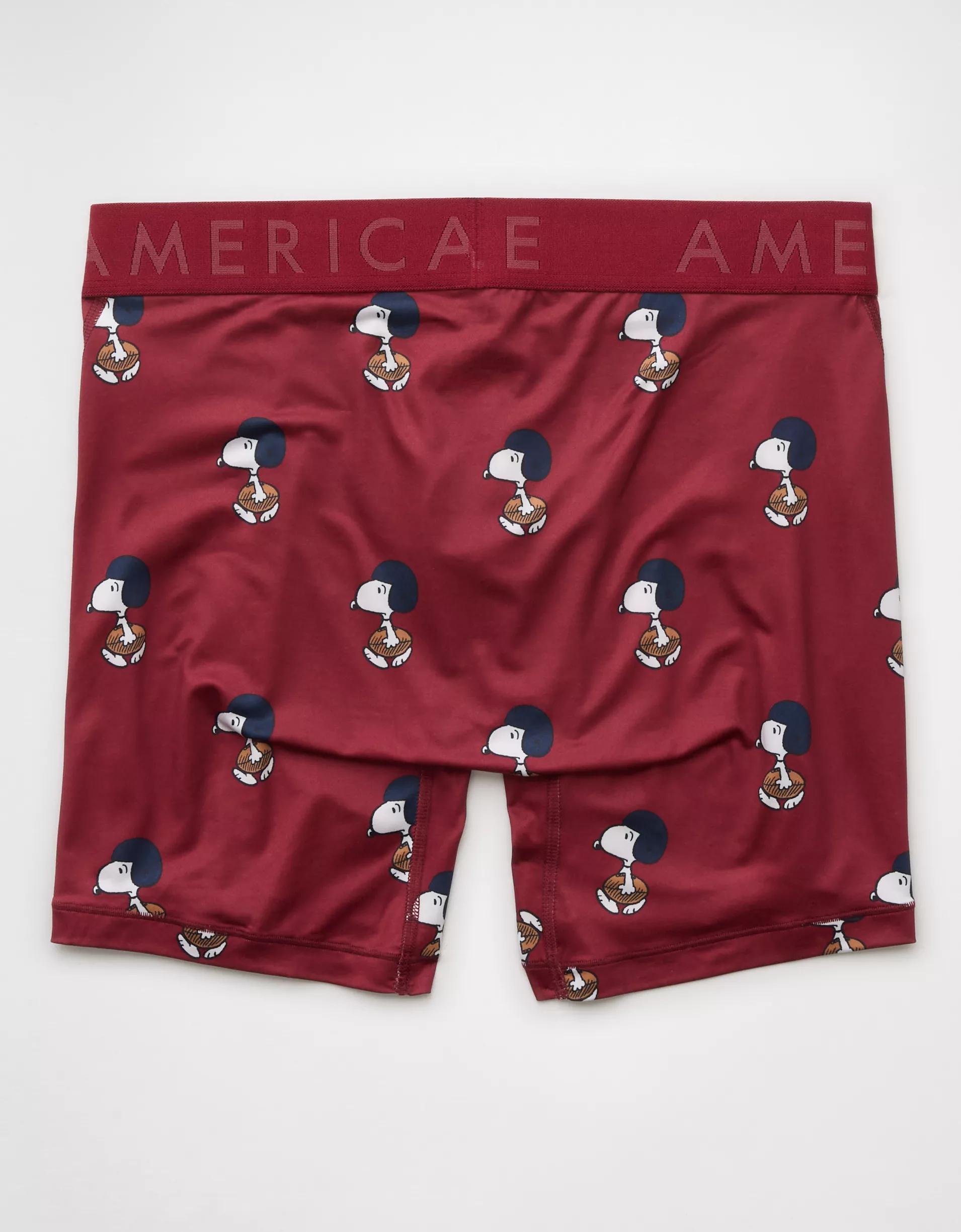 AEO Men's Snoopy Football 6" Flex Boxer Brief Product Image