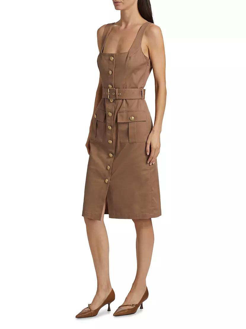 Idy Button-Front Tank Dress Product Image