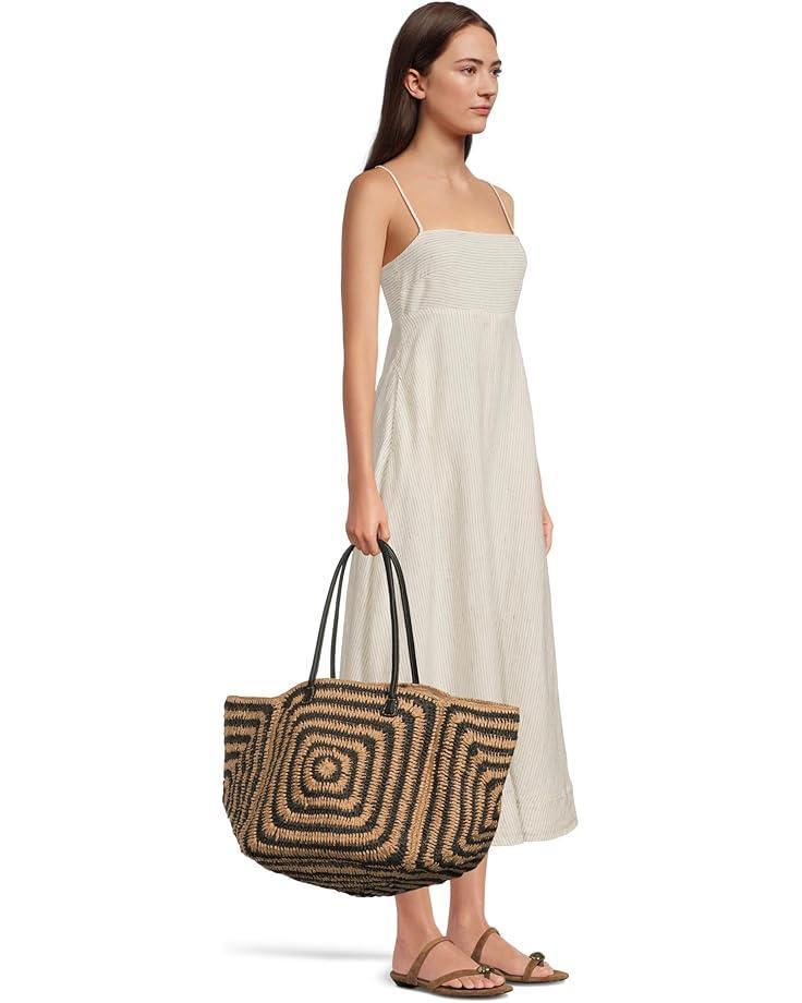 Straw Grommet Slouch Tote Product Image