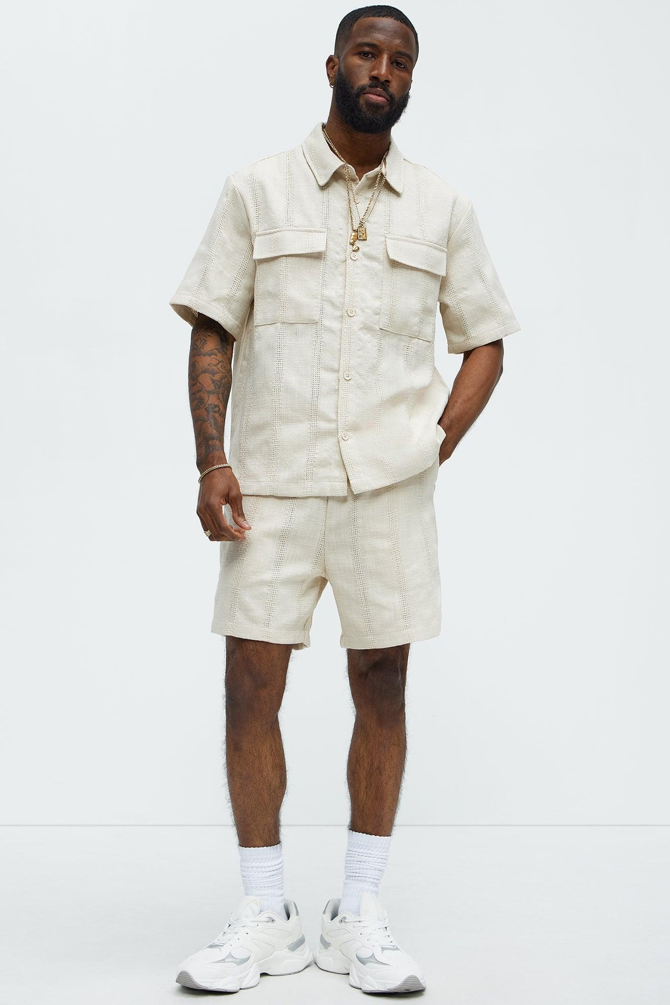 Carmen Jacquard Pocket Shirt - Off White Product Image