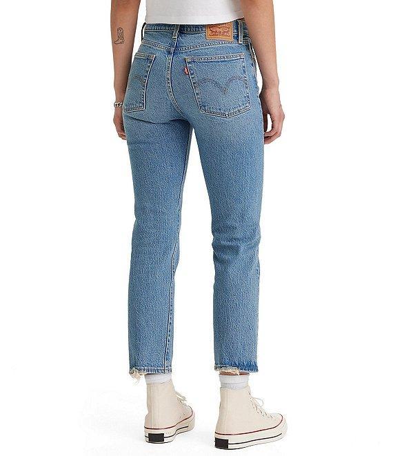 Levi's® Wedgie High Rise Straight Leg Cropped Jeans Product Image