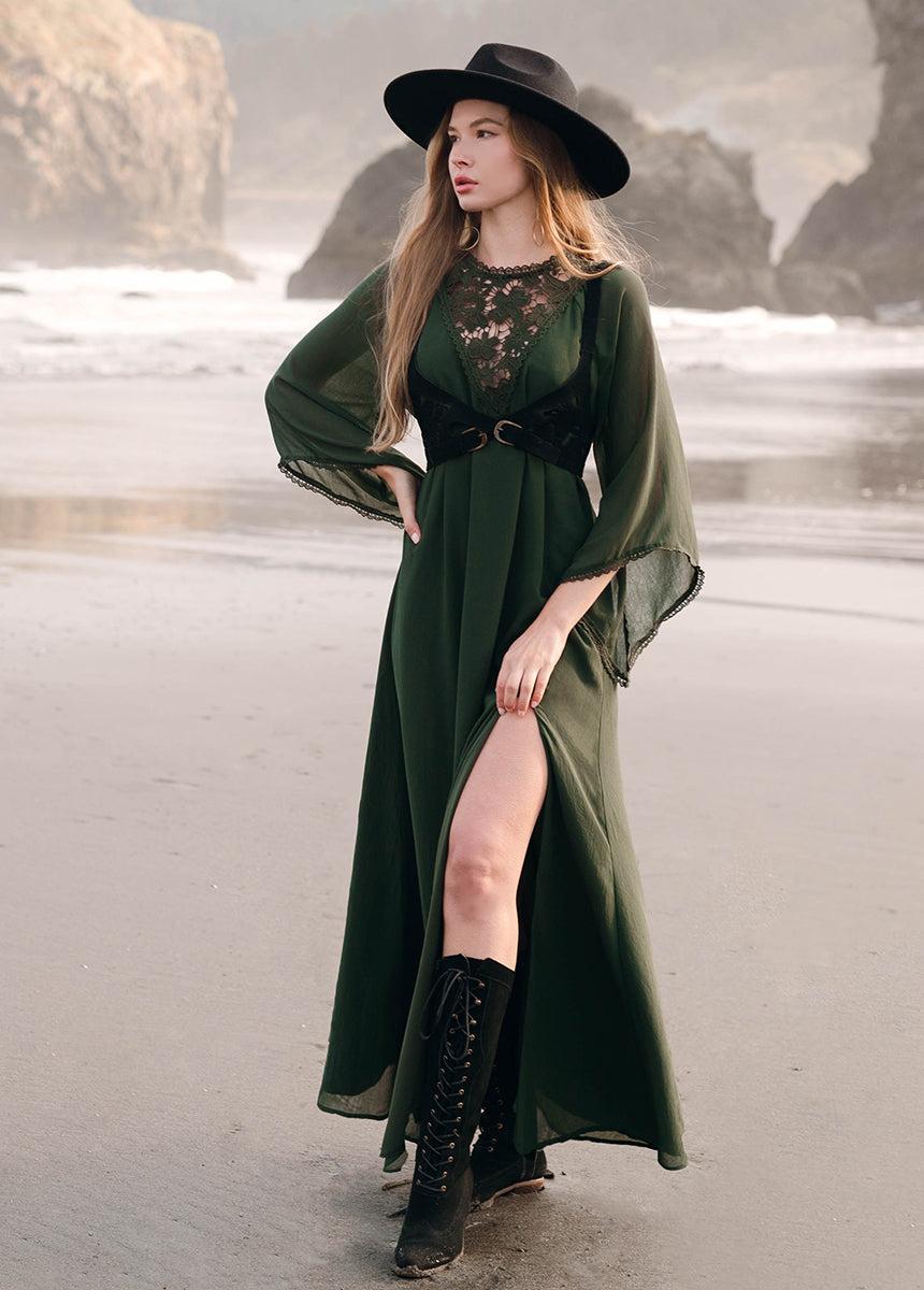 Sunni Dress in Burnt Olive Female Product Image