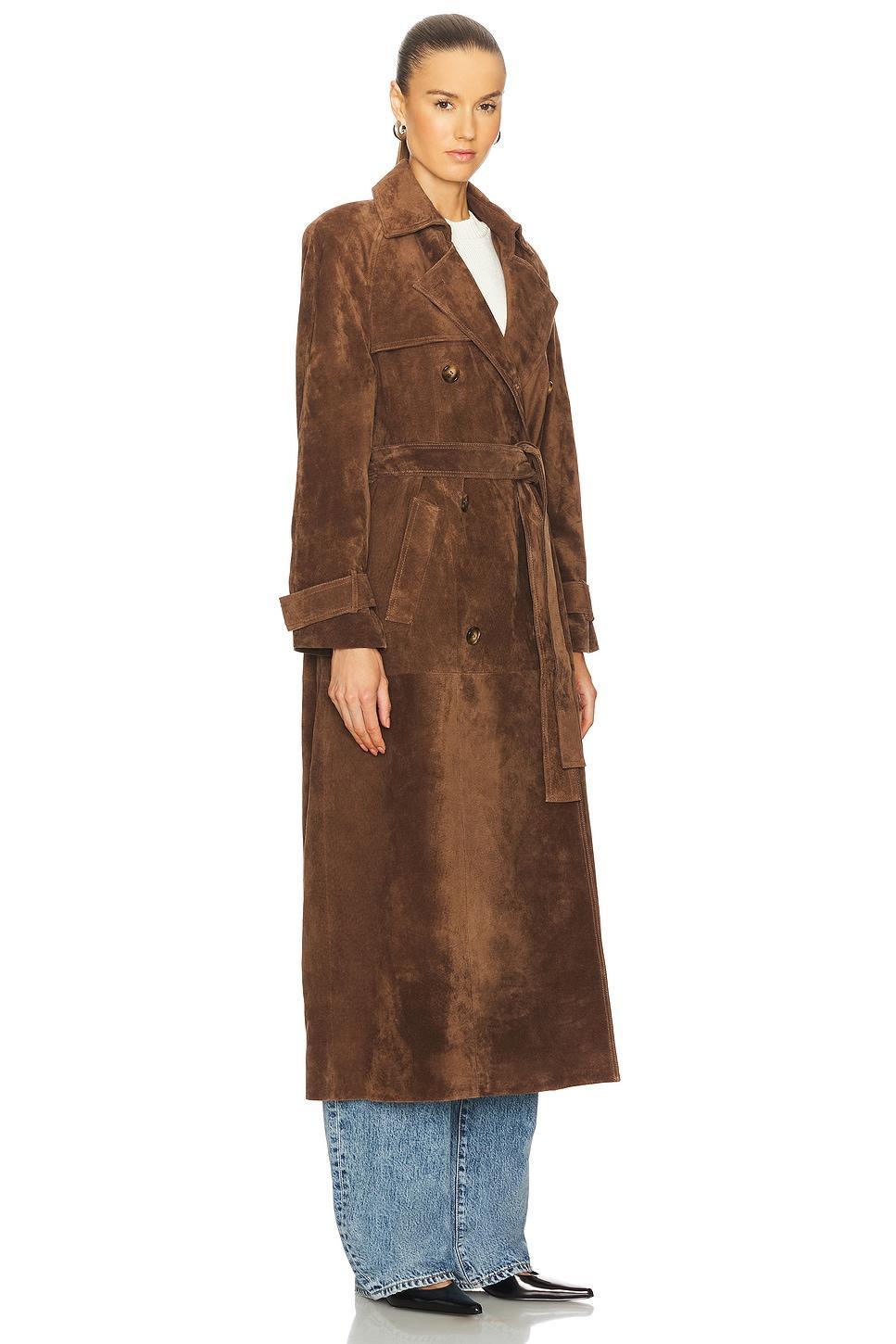 Corrin Suede Coat Ducie Product Image