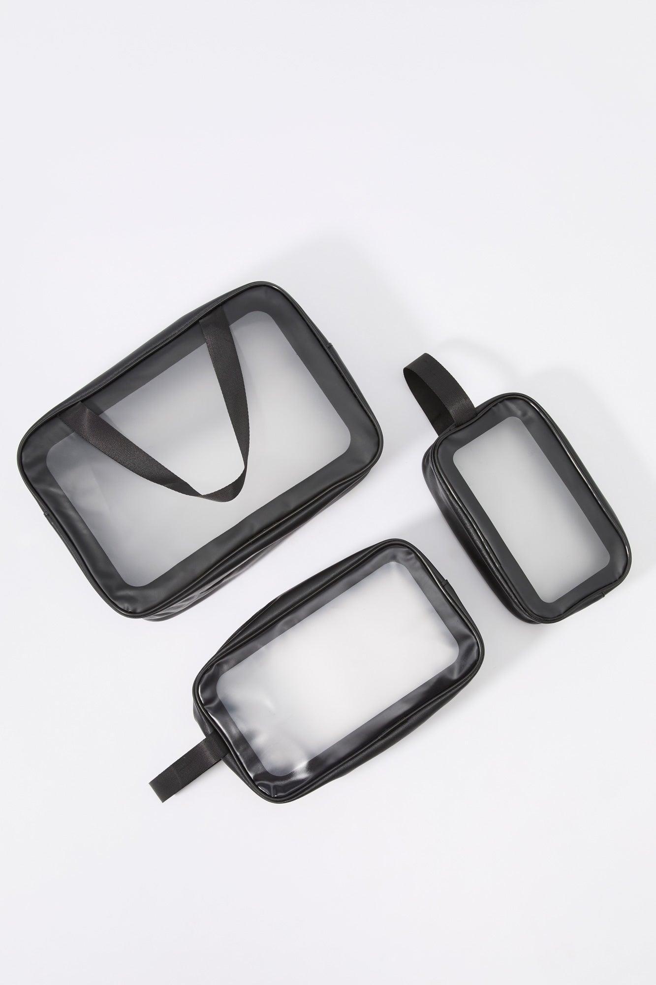 Clear Makeup Bag Set (3 Pcs) Female Product Image