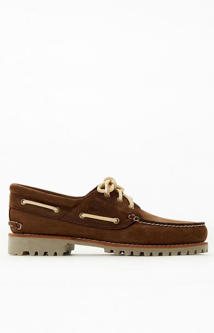 Timberland Mens Classic 3-Eye Lug Handsewn Boat Shoes Product Image