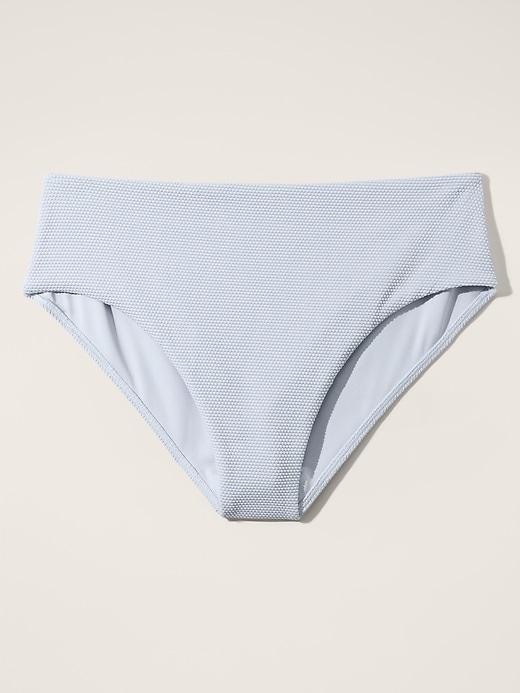 High Waist Pique Swim Bottom Product Image
