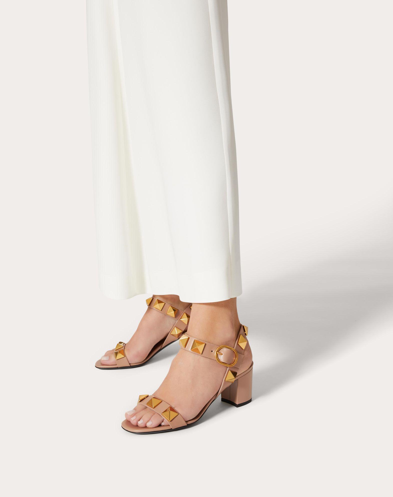 Roman Stud Calfskin Sandal 60 Mm  Product Image