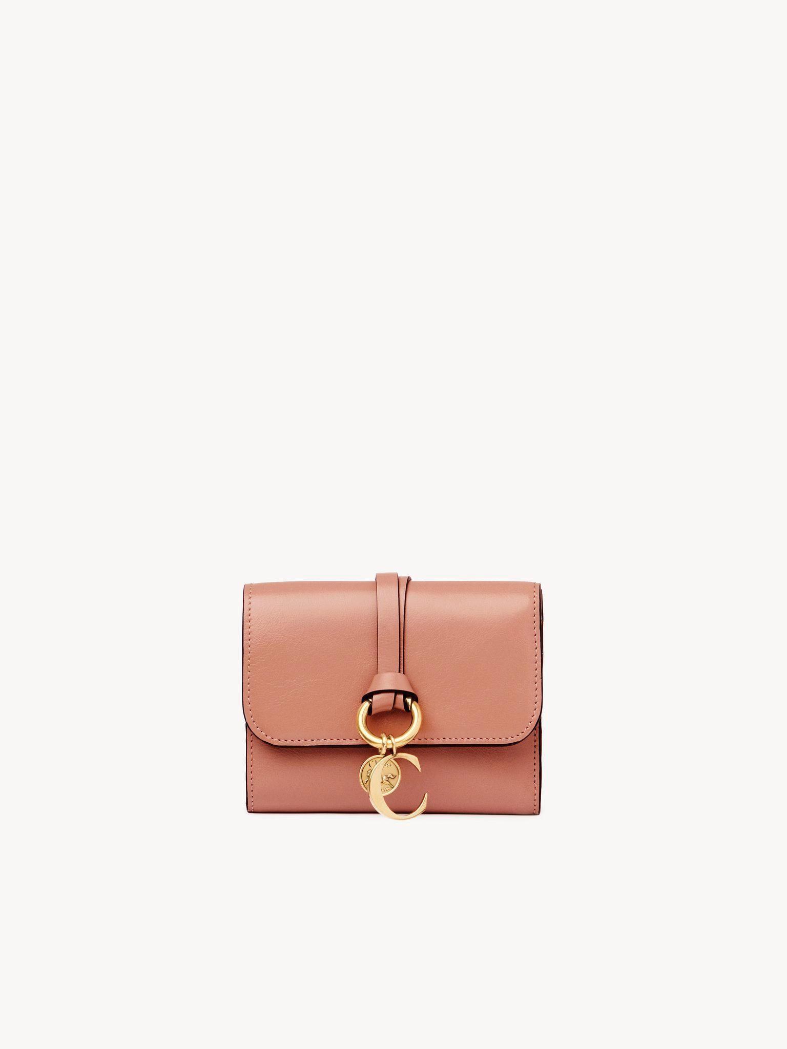 Small Alphabet tri-fold in shiny leather Product Image