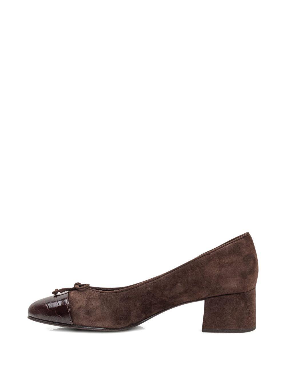 45mm suede heeled pumps Product Image