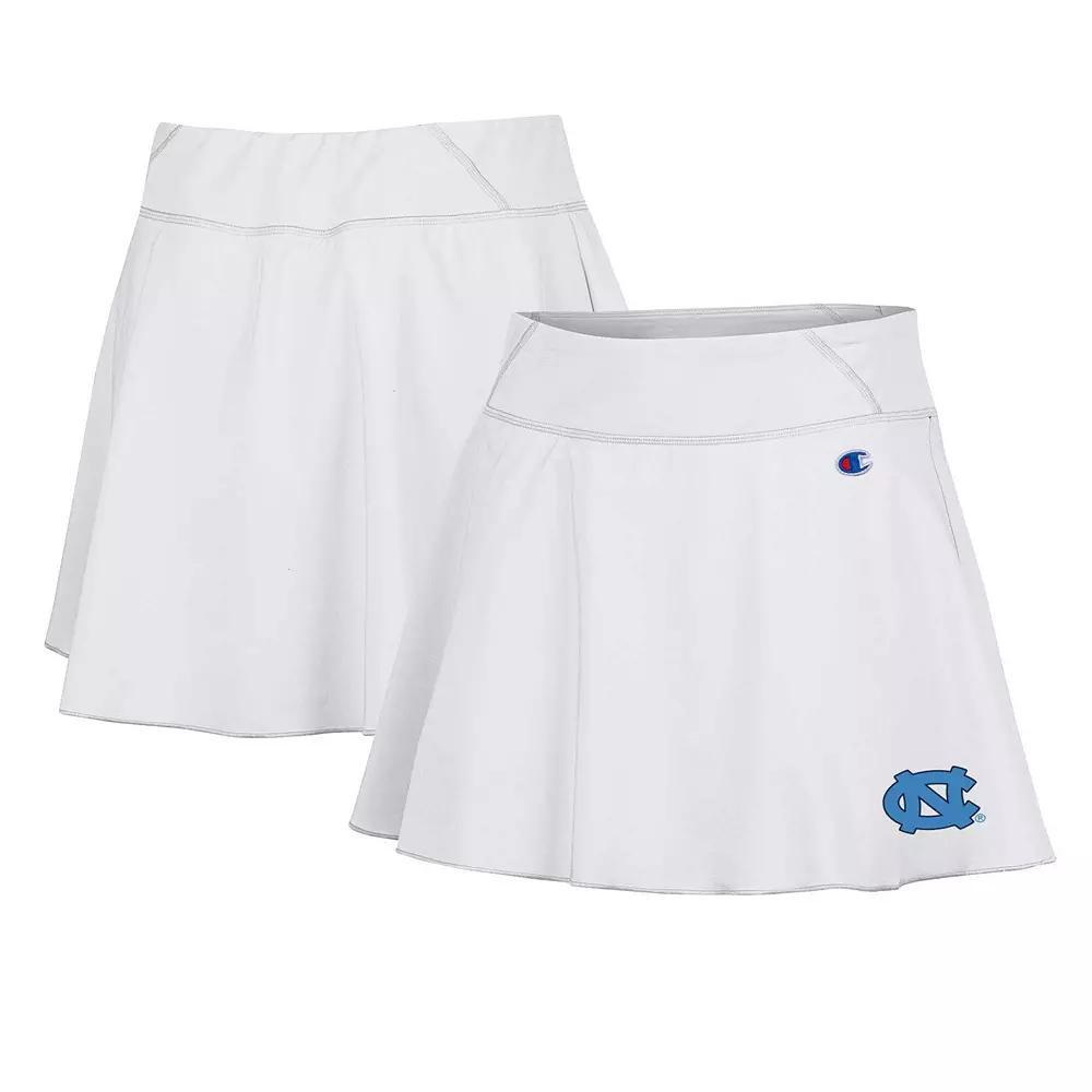 Women's Champion White North Carolina Tar Heels Tailgate Soft Touch Skort, Size: Small Product Image