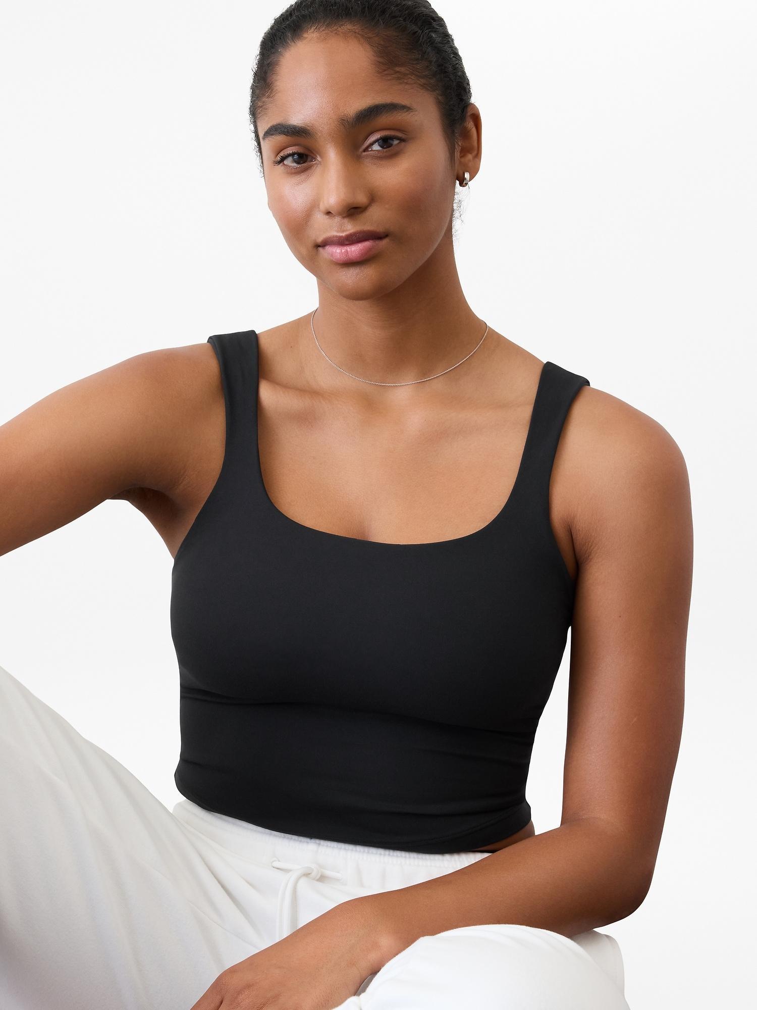 Transcend Square Neck Crop Sports Bra D-DD Product Image