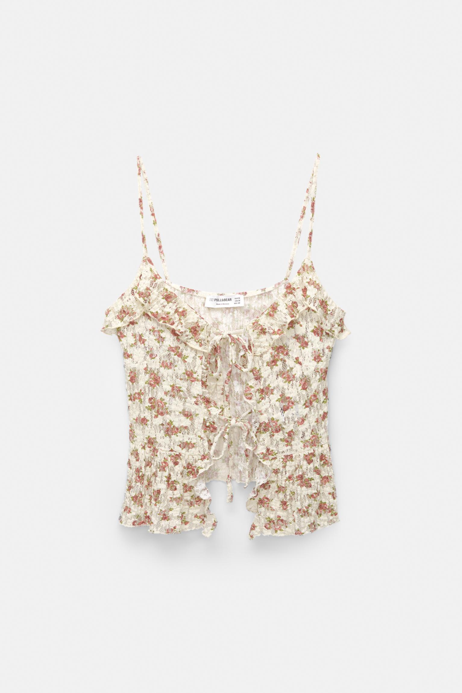 Floral lace top Product Image