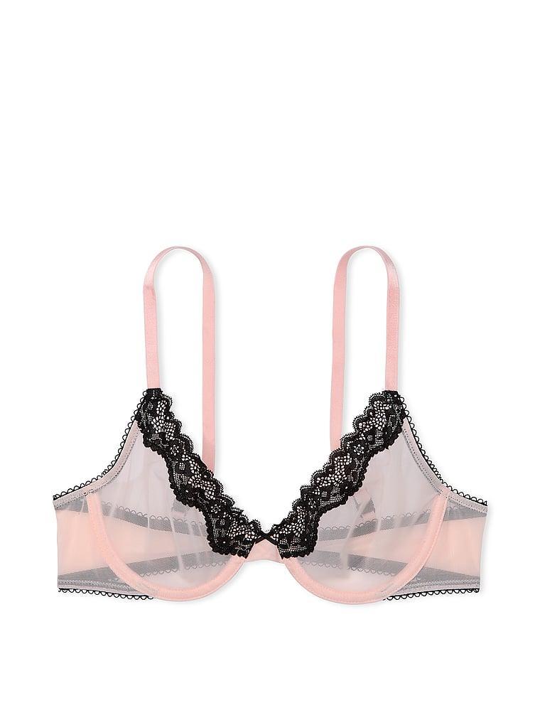 Tease Lace-Trim Unlined Demi Bra Product Image