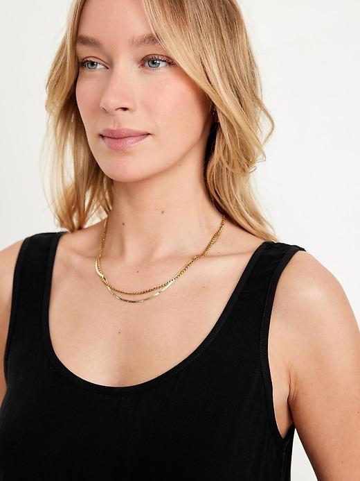 Sleeveless Shell Tank Product Image