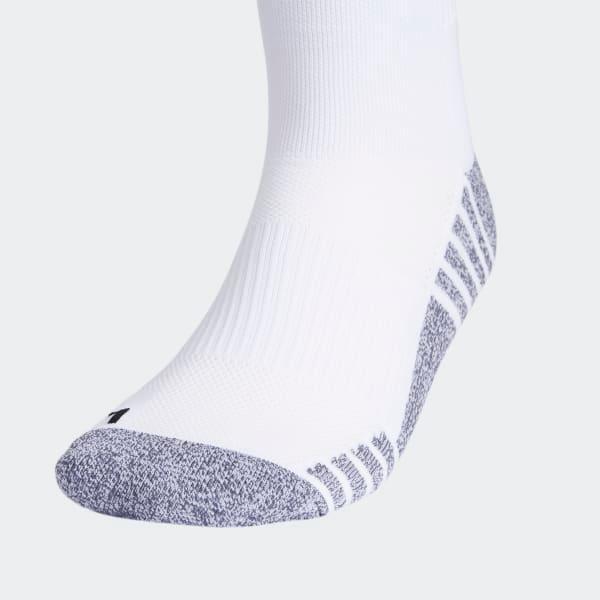 Men's adidas Metro 6 Over The Calf Socks, Size: Large, Black White Product Image