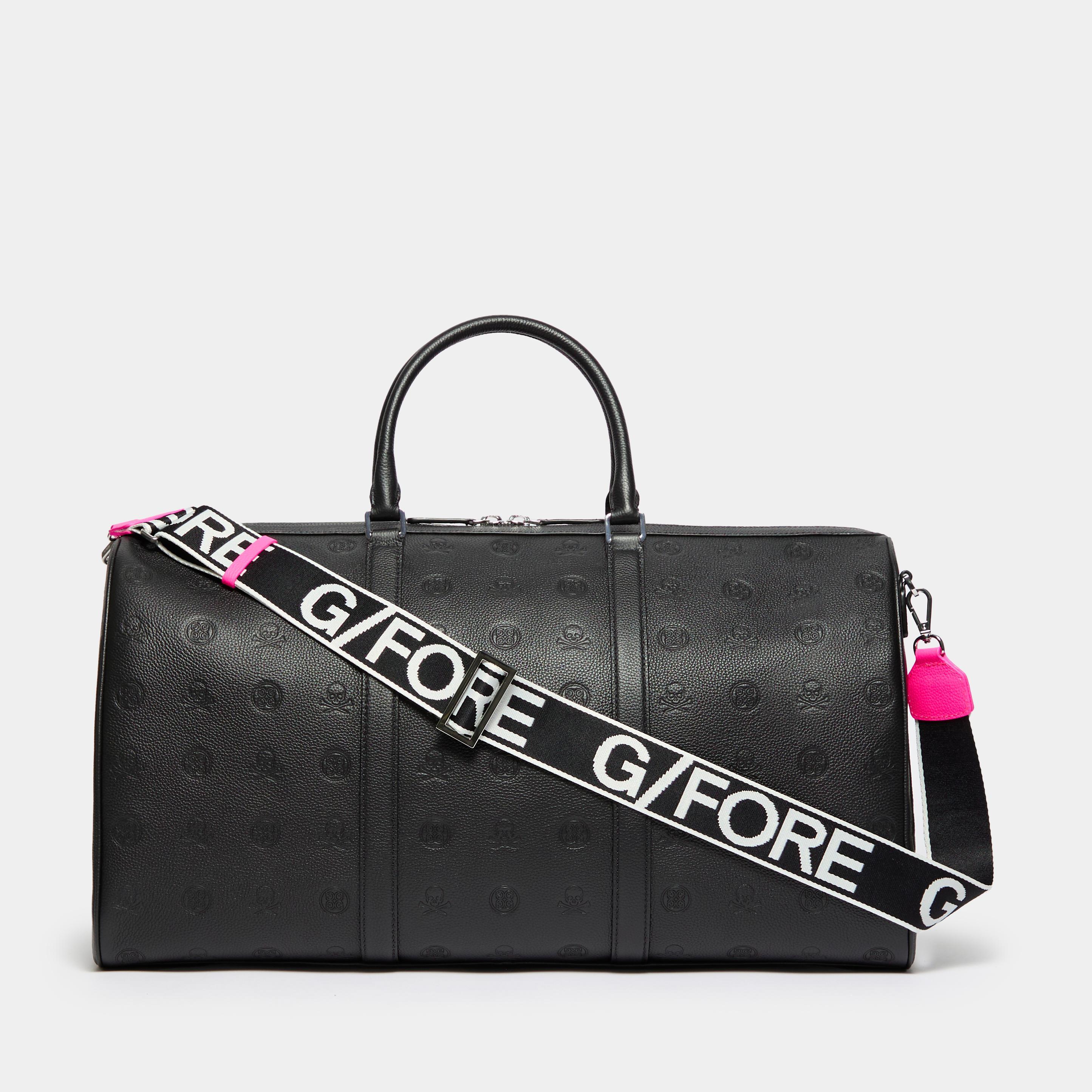 EMBOSSED SKULL & TEES LEATHER WEEKENDER Product Image