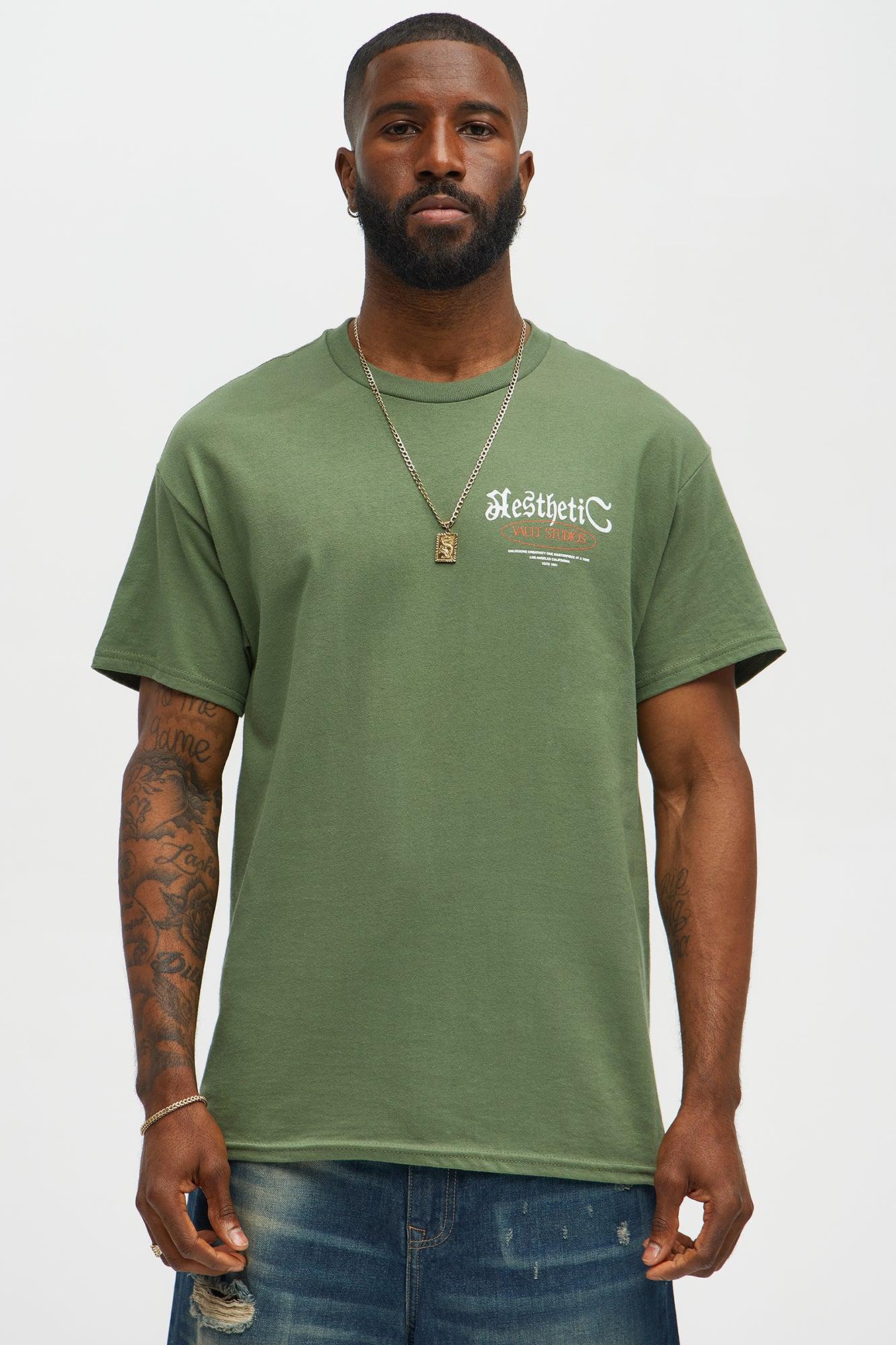 Aesthetic Vault Studios Short Sleeve Tee - Olive Product Image