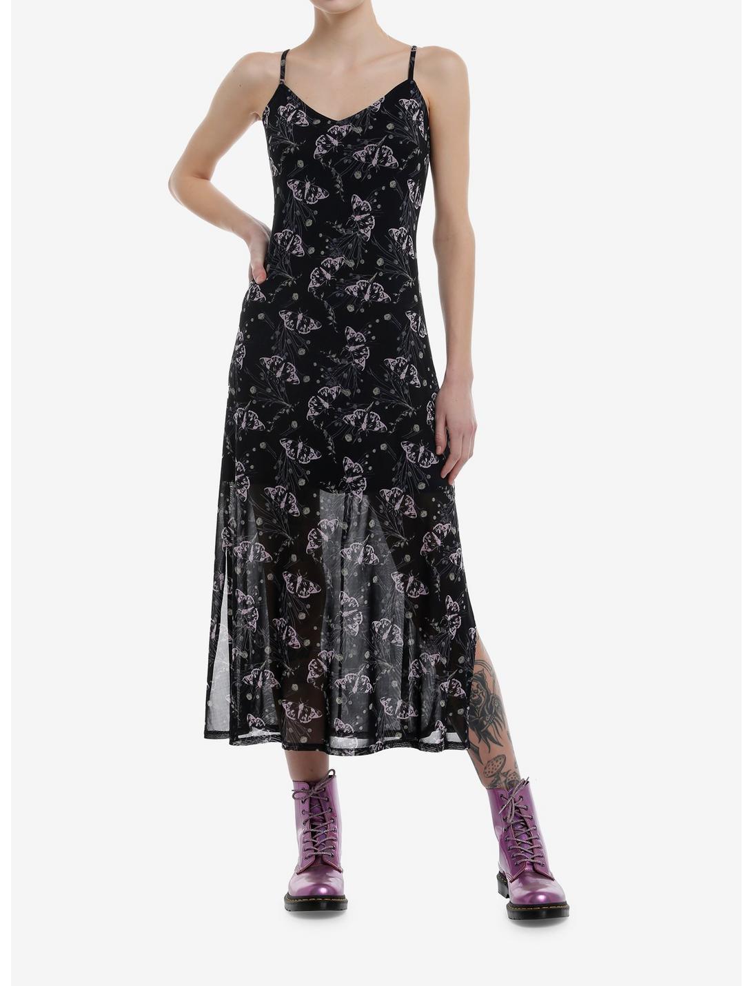 Social Collision Butterfly Floral Maxi Cami Dress Product Image