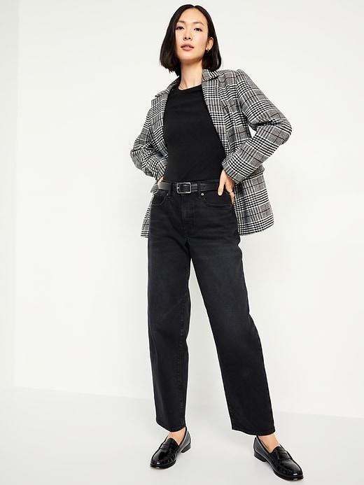 Plush-Knit Long-Sleeve T-Shirt Product Image