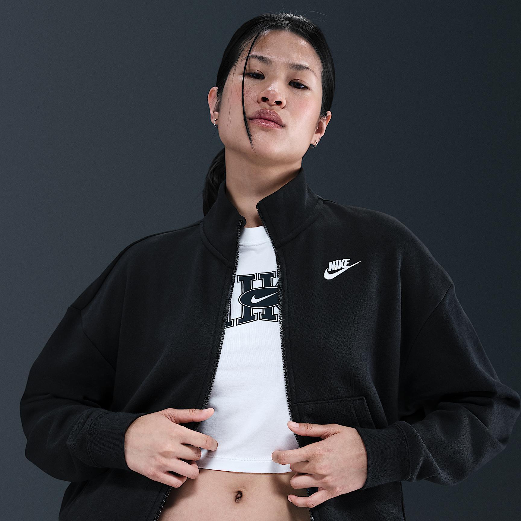 Women's Nike Sportswear Club Fleece Loose Track Jacket Product Image