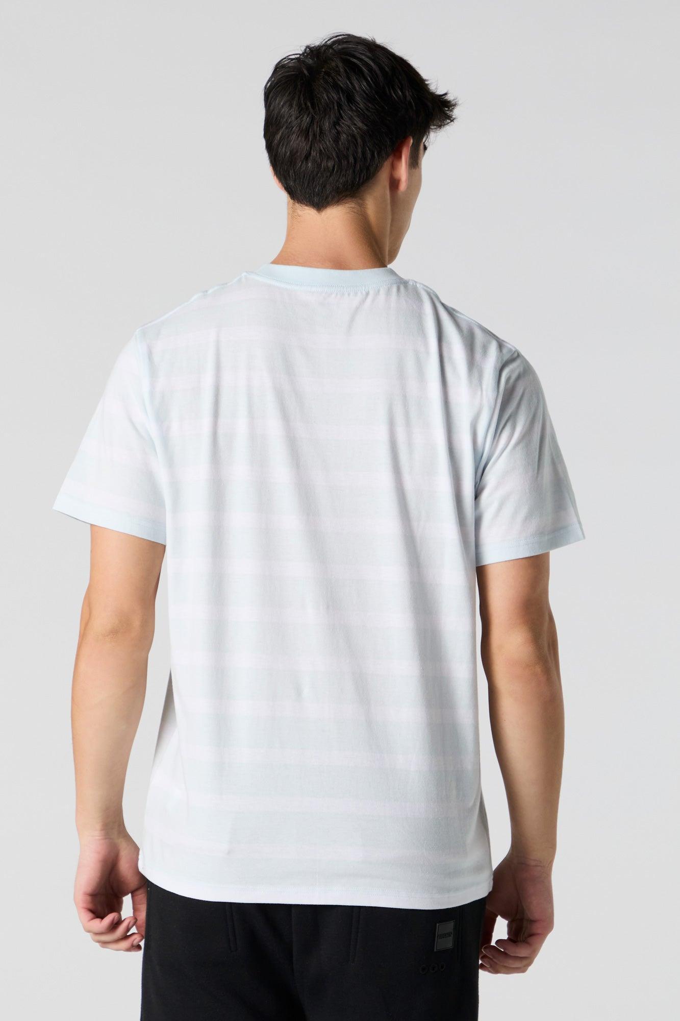 Striped Crewneck T-Shirt Male Product Image