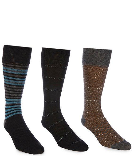 Roundtree & Yorke Assorted 3-Pack Socks Product Image