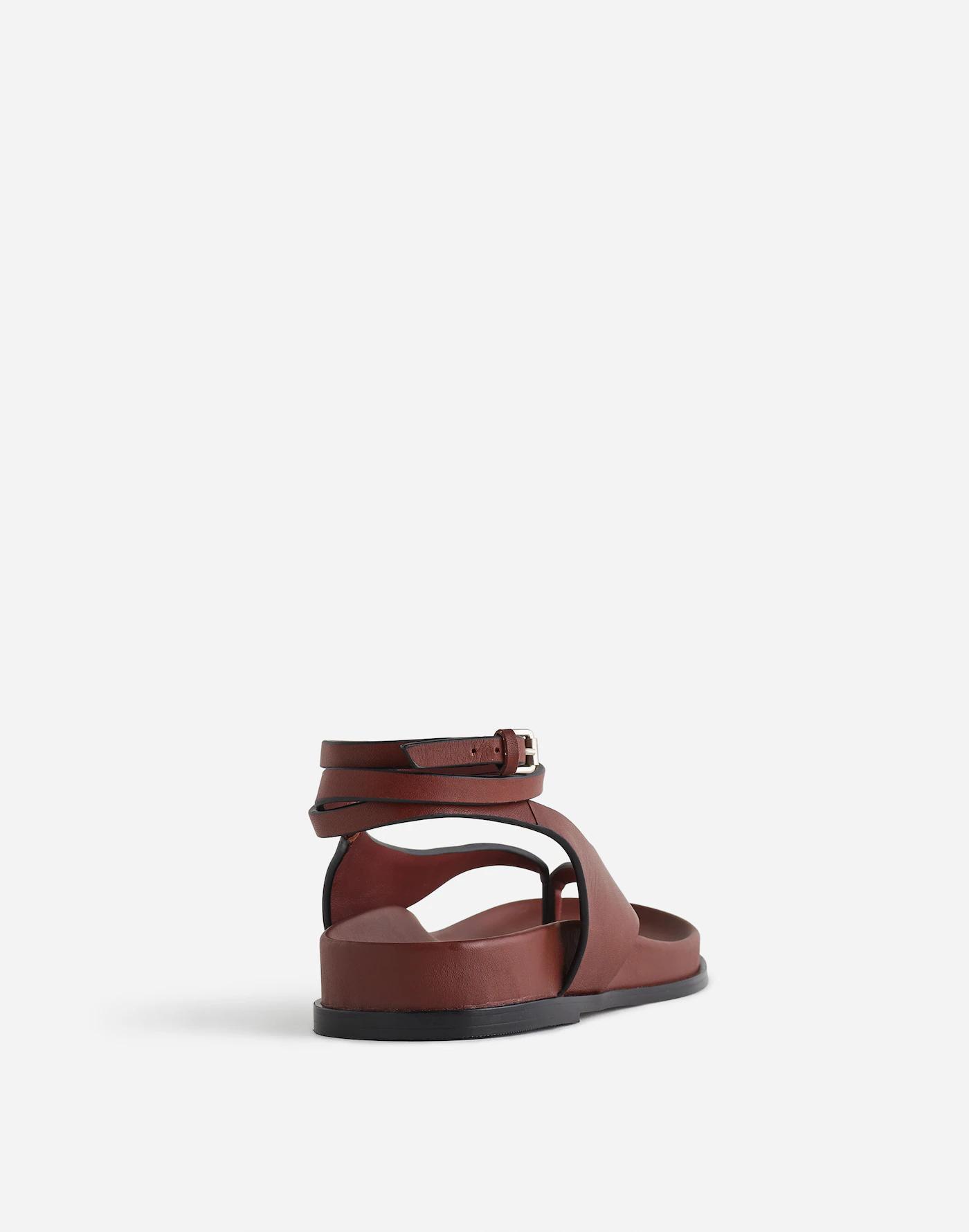 The Eleni Ankle-Wrap Thong Sandal Product Image