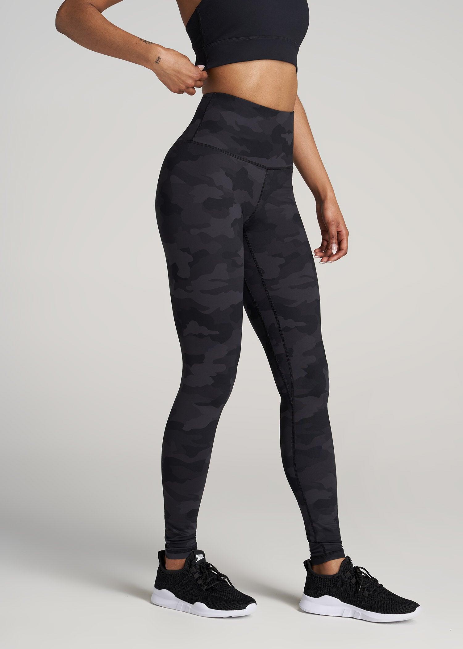 Balance High-Rise Leggings for Tall Women in Grey Camo Female Product Image