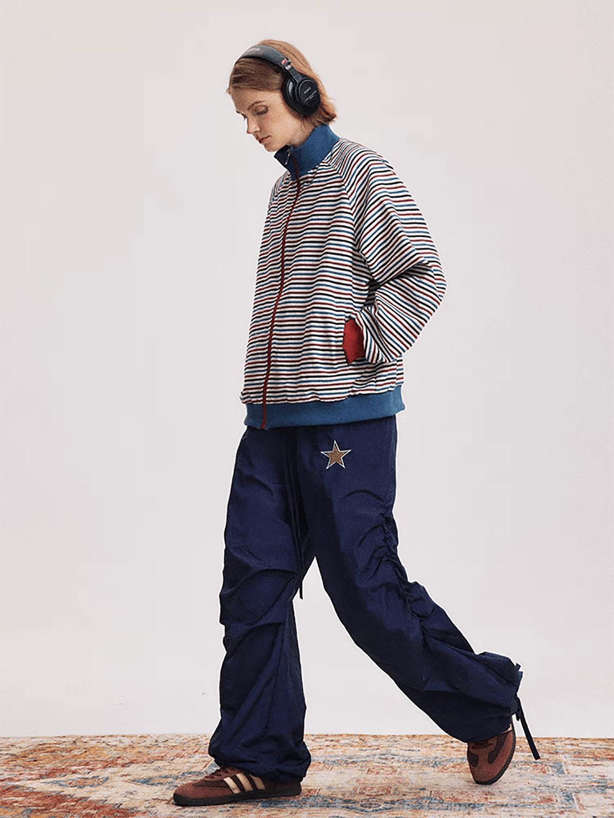 Aelfric Eden Multi Color Stripe Jacket Product Image