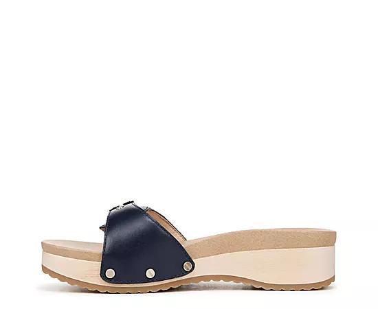 Dr. Scholl's Original Too Women's Slide Sandals, Size: 11, Blue Product Image