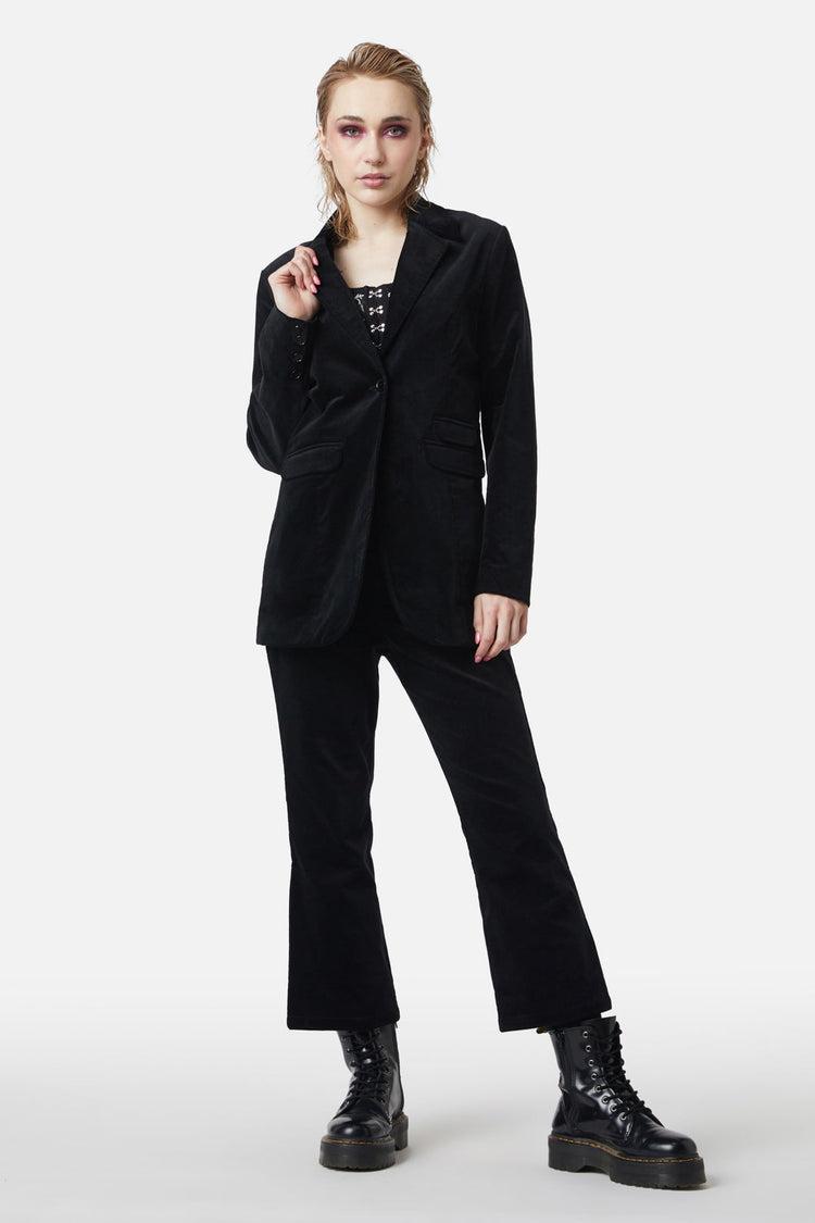 At The Alter Velvet Blazer Product Image