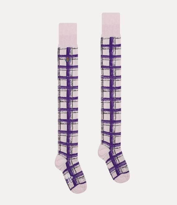 Check Over The Knee Sock Product Image