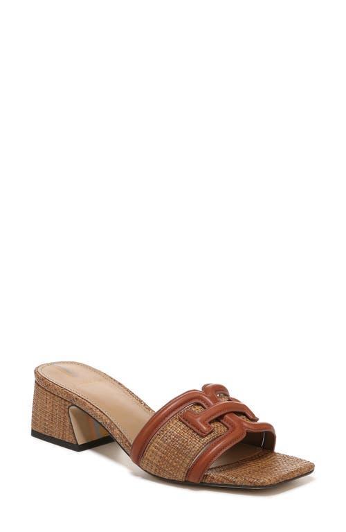 Sam Edelman Womens Waylon Square Toe Logo Block Heel Sandals Product Image