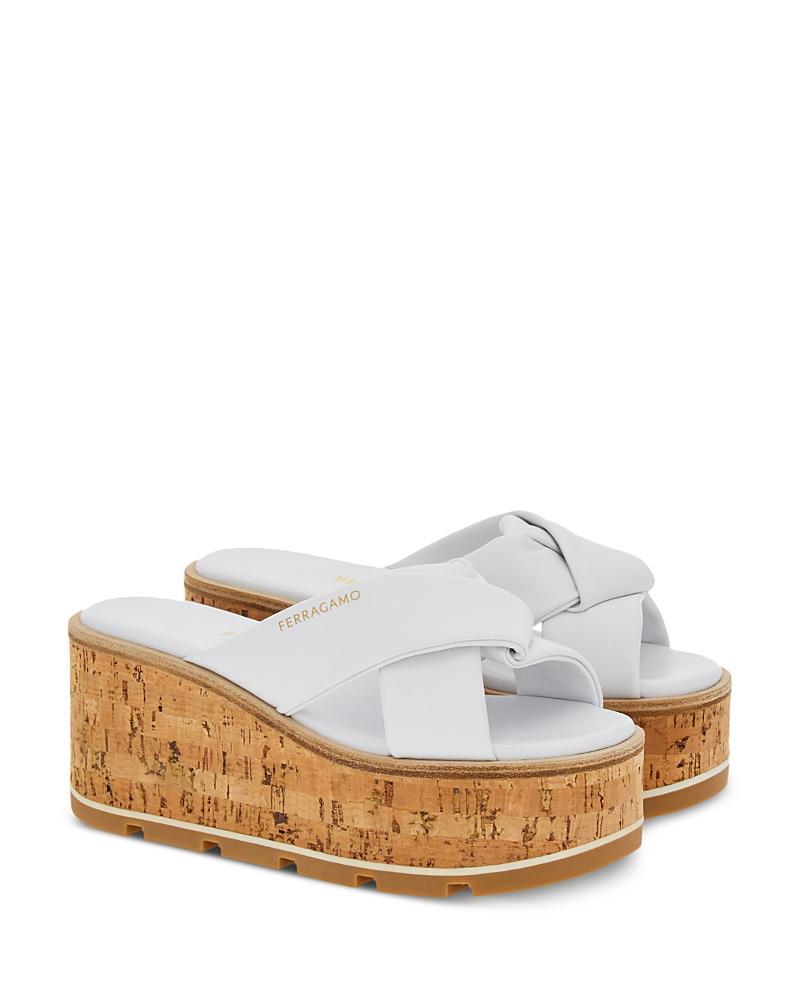 Womens Engracia Cork Wedge Sandals Product Image