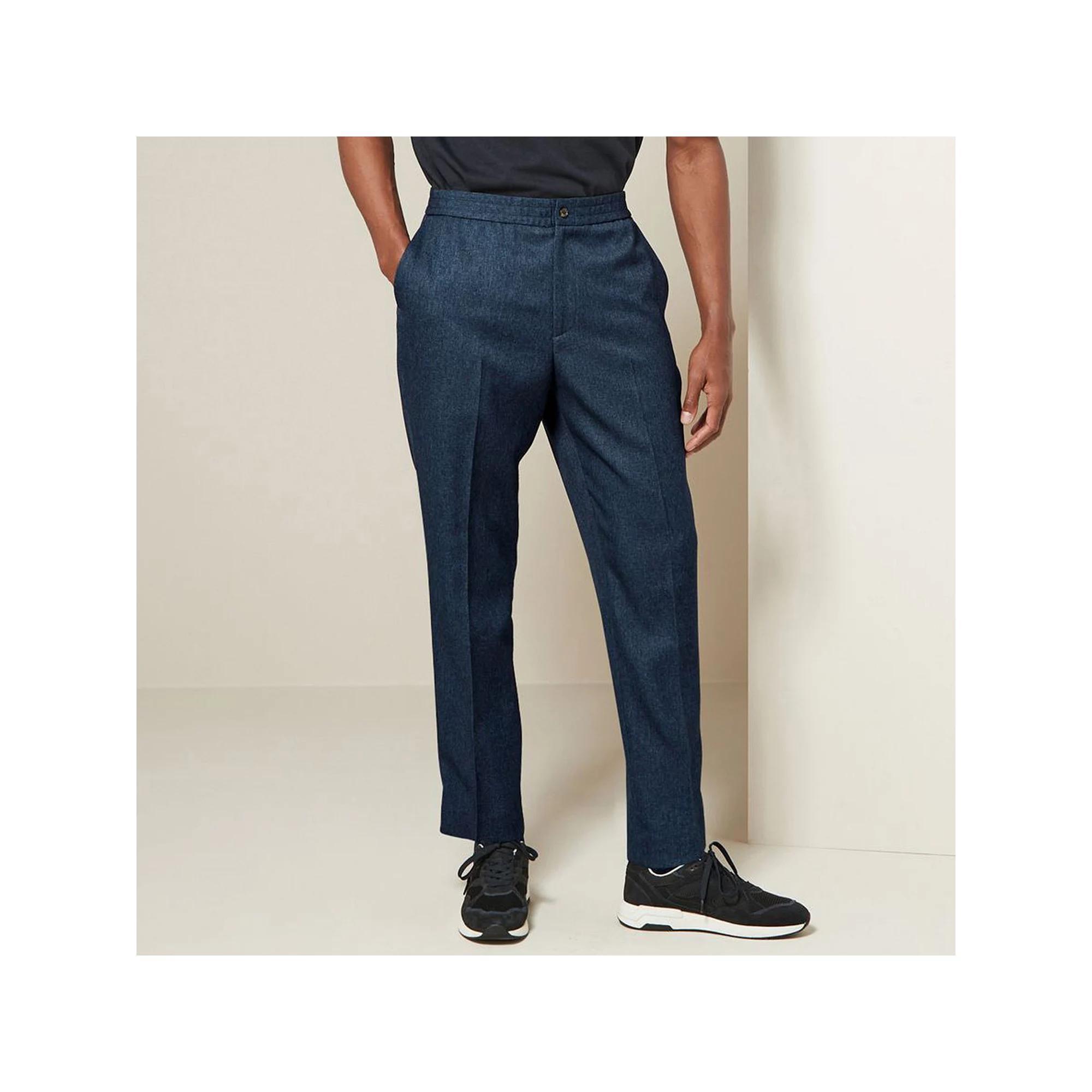 Men's NEXT Jogger Style Trouser Grey, Size: 38, Blue Product Image
