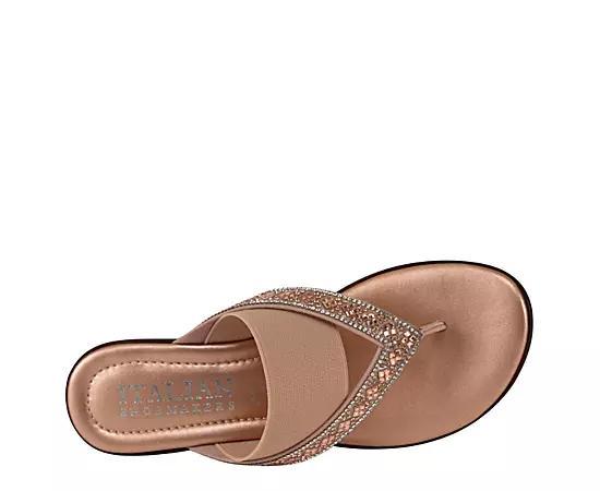 Italian Shoemakers Deleiza Women's Sandals, Size: 6, White Product Image