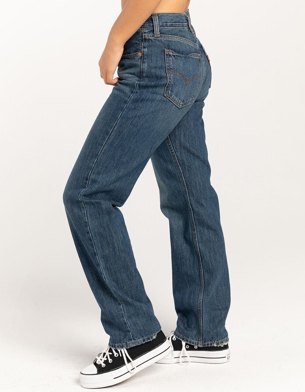 LEVI'S Low Pro Womens Jeans - No Words - DARK VINTAGE Product Image