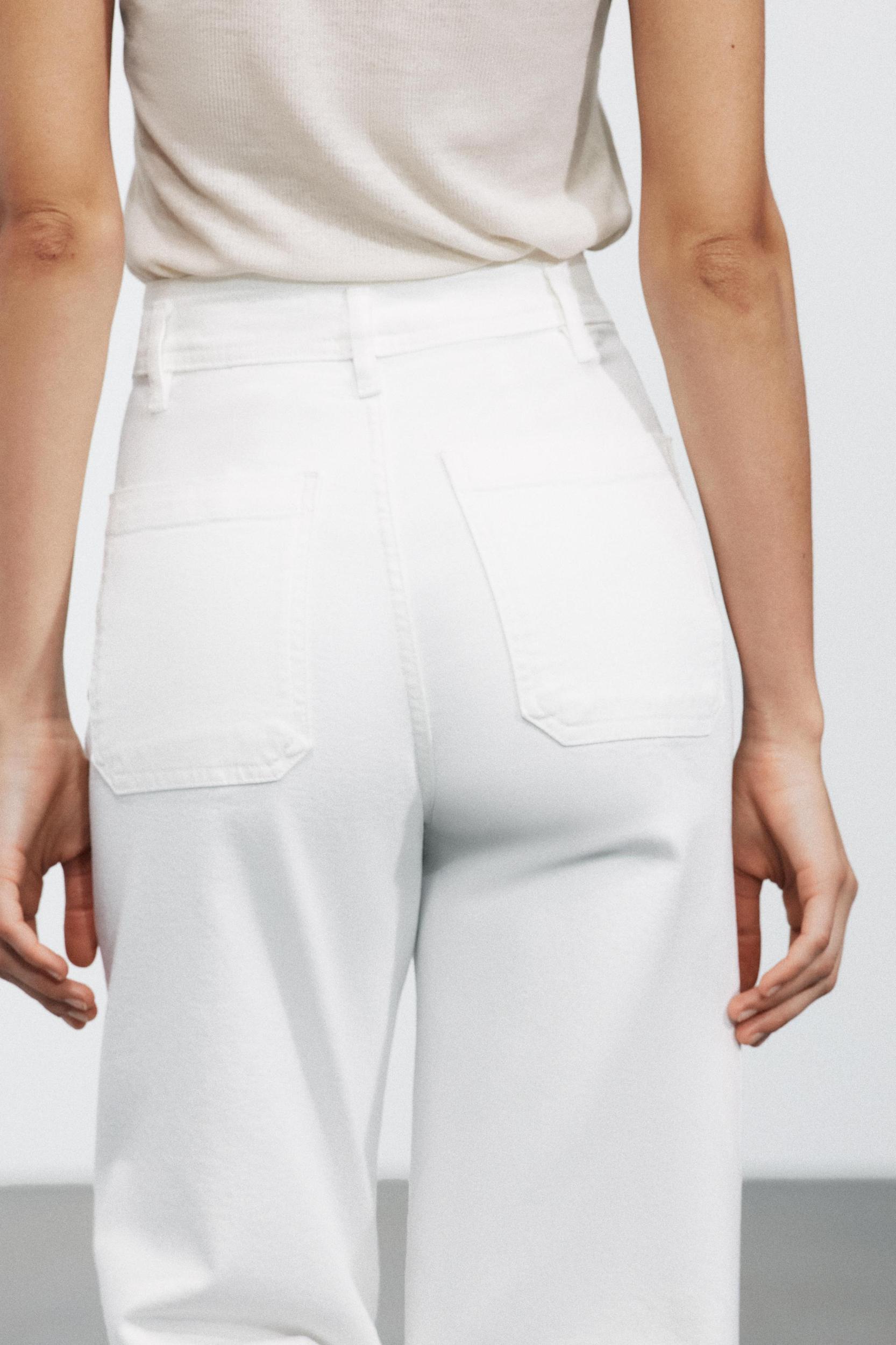 ZW COLLECTION HIGH WAIST WIDE LEG JEANS Product Image
