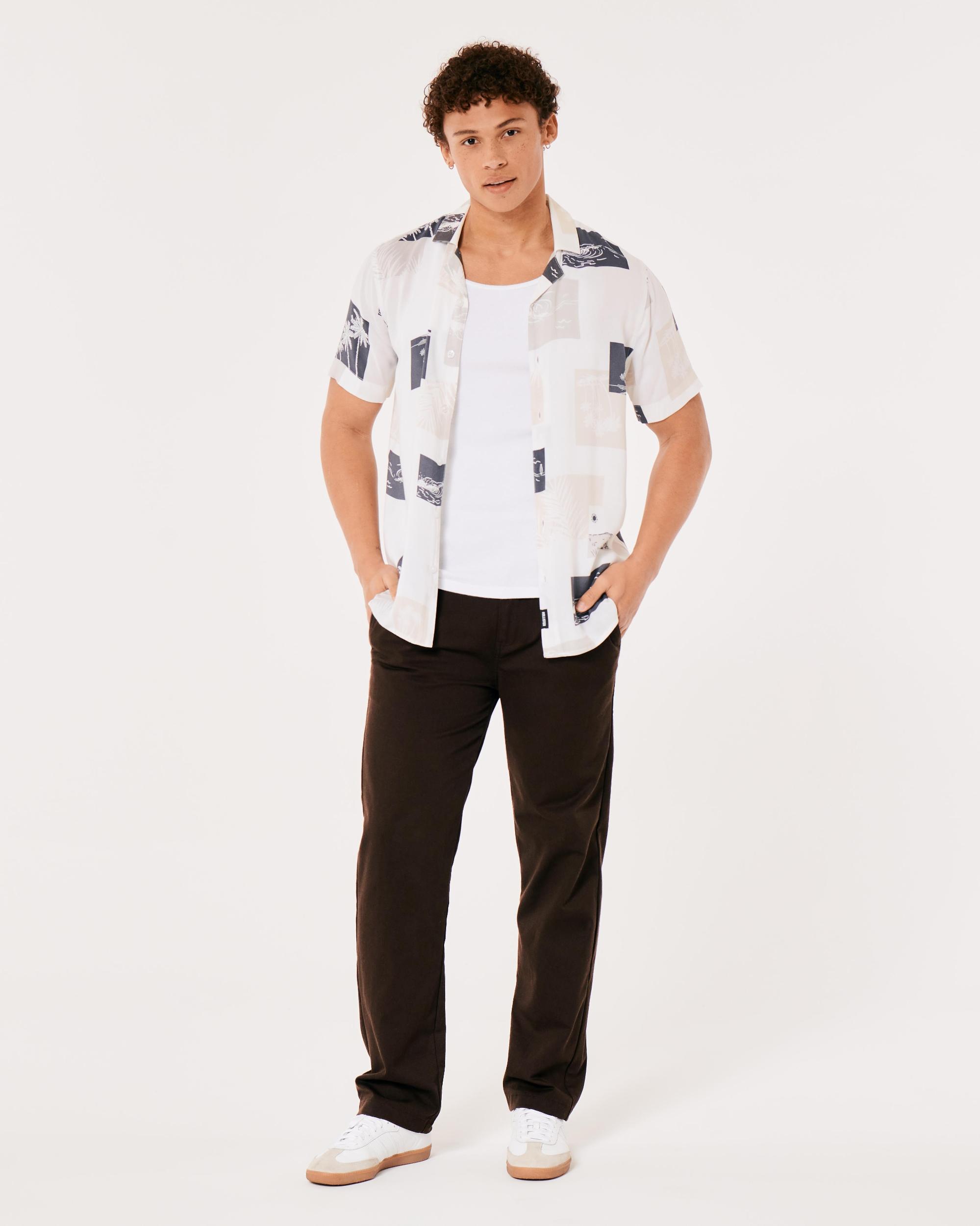 Slim Straight Workwear Chino Pants Product Image