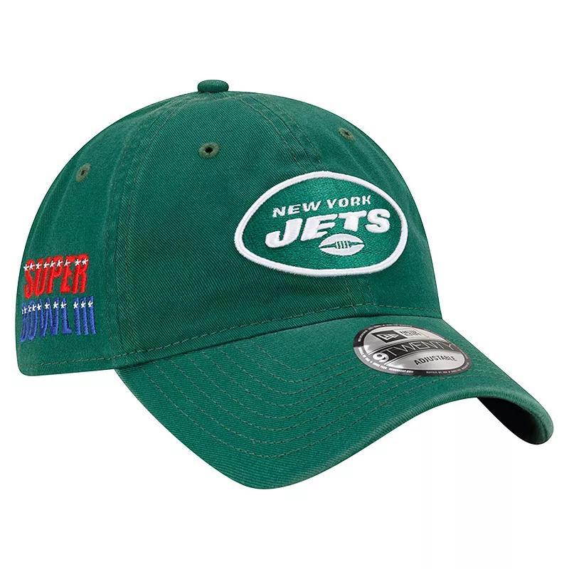 Men's New Era  Green New York Jets Distinct 9TWENTY Adjustable Hat Product Image
