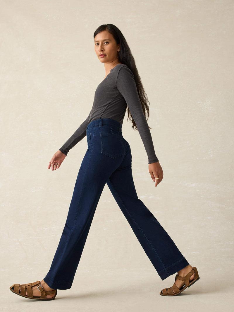 Stretch Terry Patch Pocket Ankle Pant - Clermont Wash Product Image