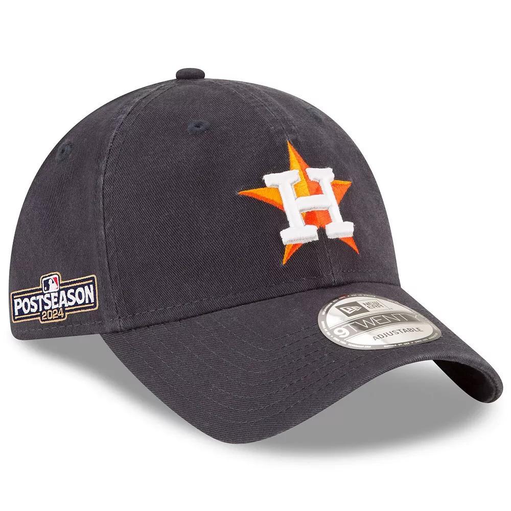 Mens New Era Houston Astros 2024 MLB Postseason Side Patch 9TWENTY Adjustable Hat, Blue Product Image