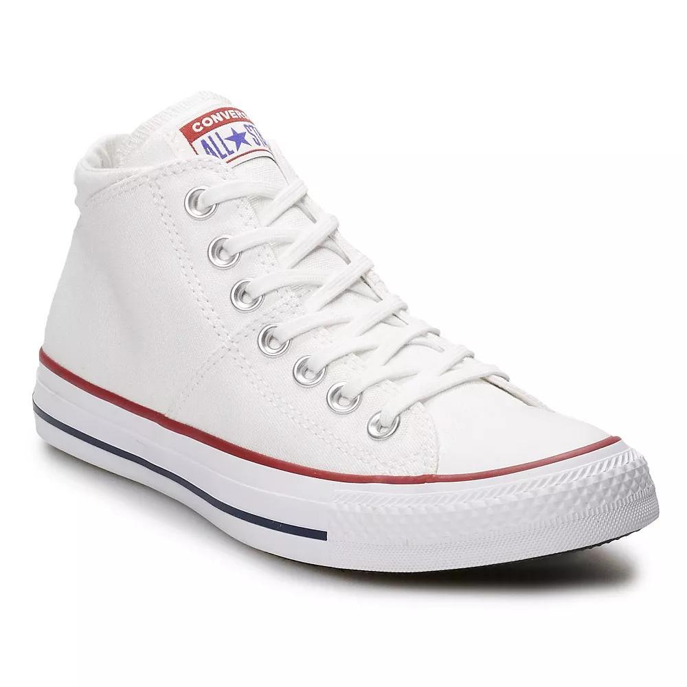Women's Converse Chuck Taylor All Star Madison Mid Sneakers, Size: 10, Black White Product Image